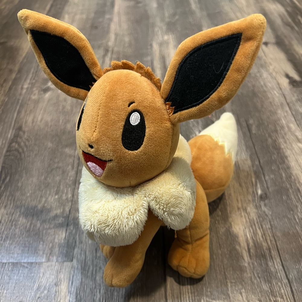 Pokemon Eevee 8” Plush Stuffed Animal WCT Wicked Cool Toys Collectible Cute